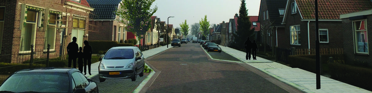 Sfeerbeeld reconstructie straat